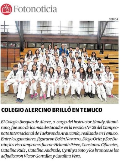 Colegio Alercino brilló en Temuco